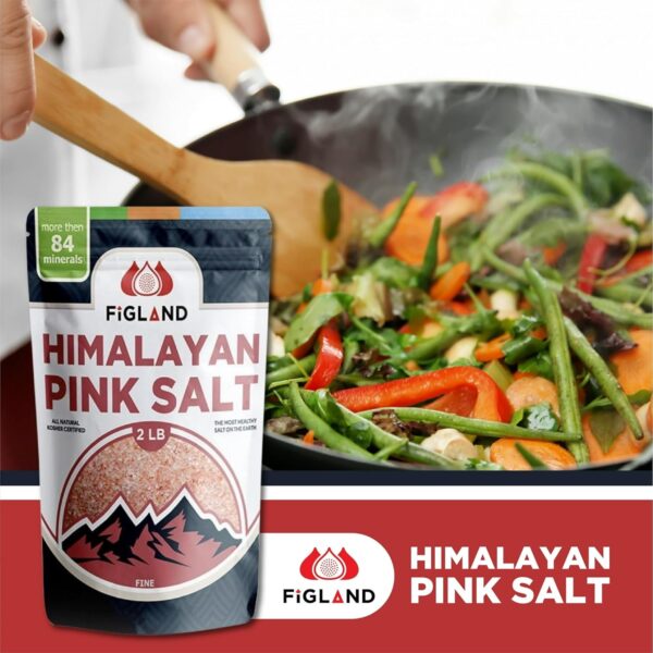 Figland Himalayan Pink Salt – 2 LB | 84 Natural Minerals - Image 3